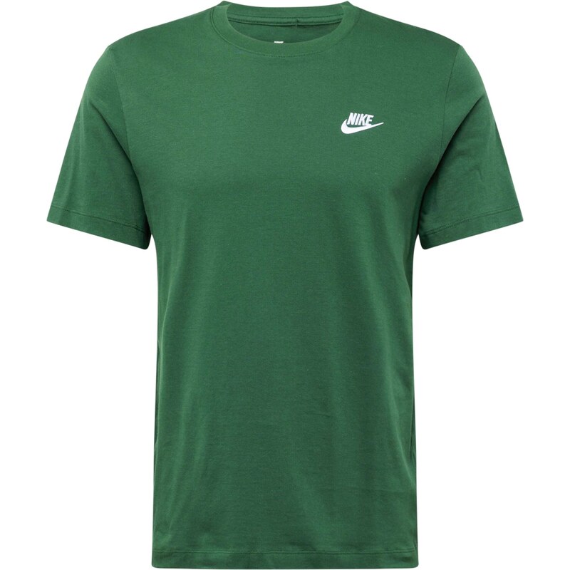 Nike Sportswear Tričko CLUB zelená / bílá