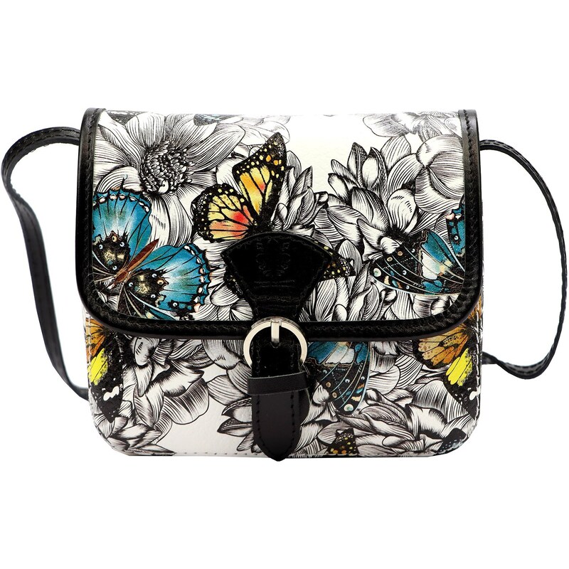 Kožená crossbody kabelka Gregorio 112 MT2 bílá 92971611