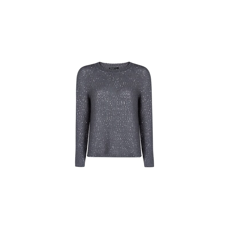 Mango Sequined mohair-blend sweater