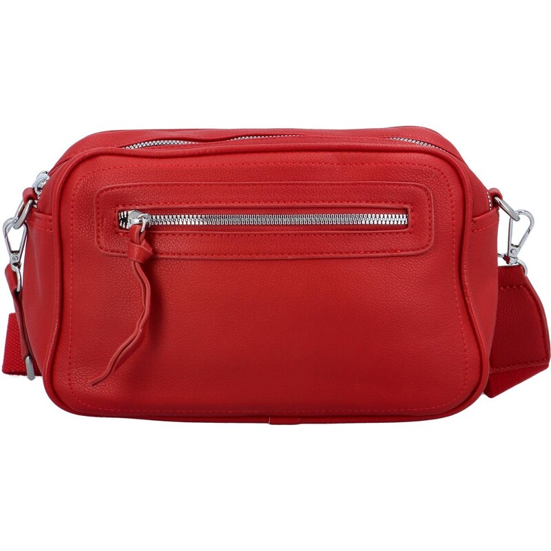 Dámská crossbody kabelka červená - Paolo bags Tselmega červená