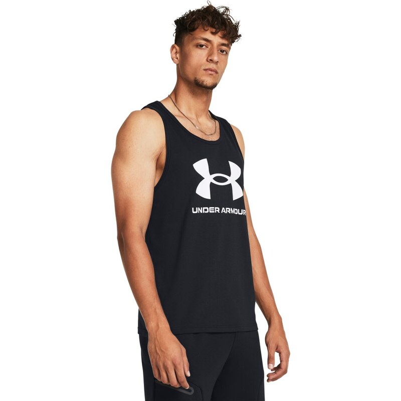 Under Armour UA SPORTSTYLE LOGO TANK Black