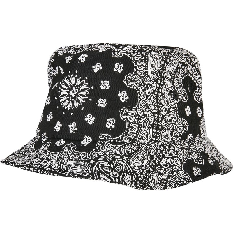 Flexfit Bandana Print Bucket Hat černý 87556019
