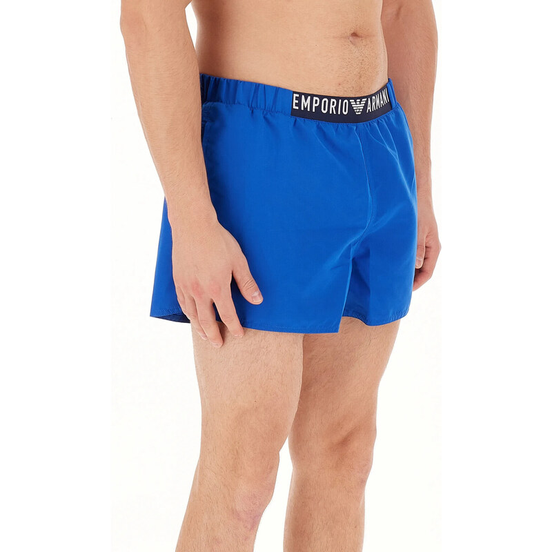 Pánské plavky 211761 4R432 03233 kr. modré - Emporio Armani