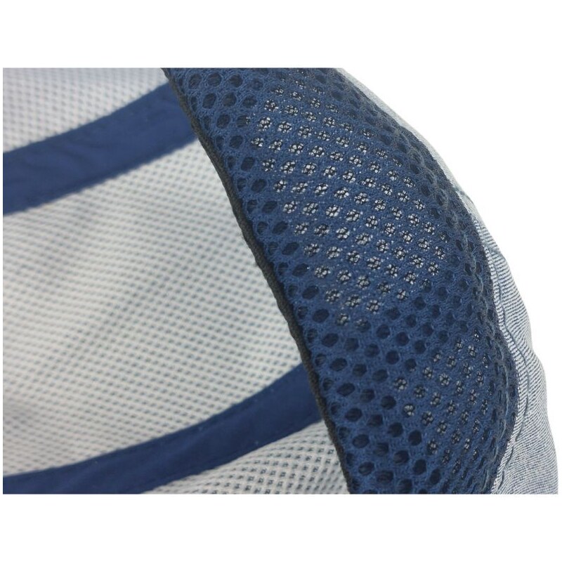 Letní pánská bavlněná modrá bekovka Krumlovanka - s regulací velikosti Krm-0011