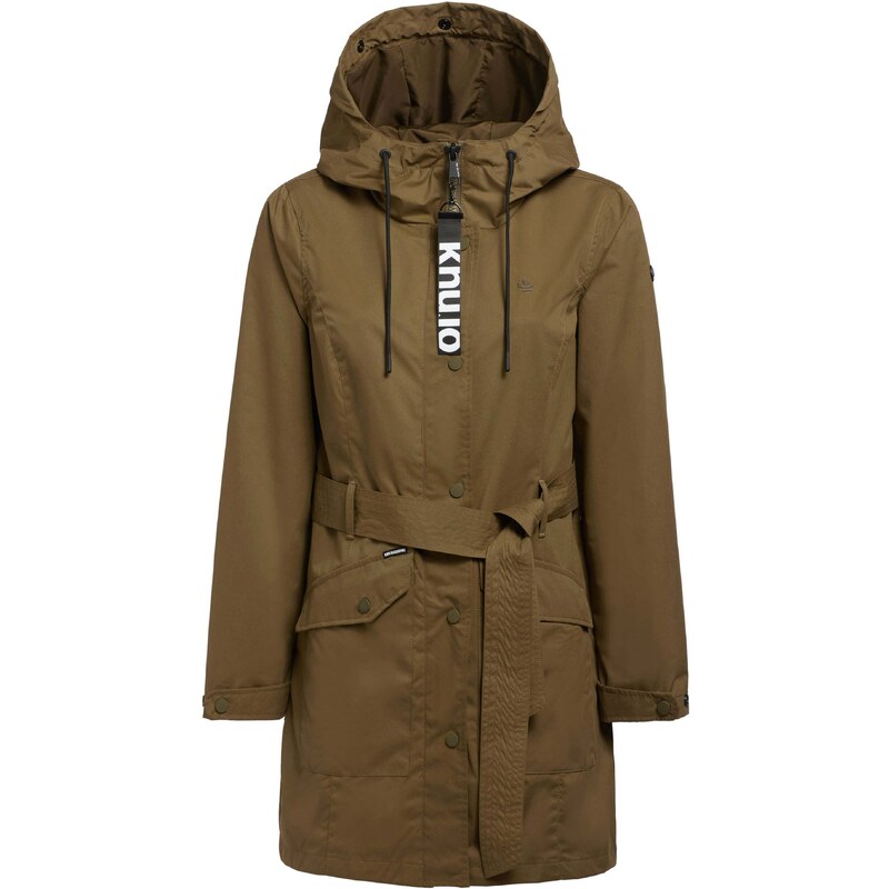 khujo Přechodová parka LAUREN4 olivová / černá / bílá