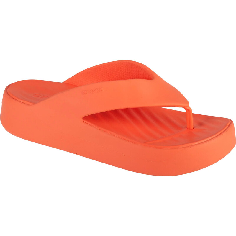 Oranžové žabky na platformě Crocs Gataway Platform Flip Oranžová 93050100
