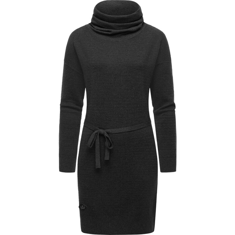 Ragwear Úpletové šaty Babett tmavě šedá