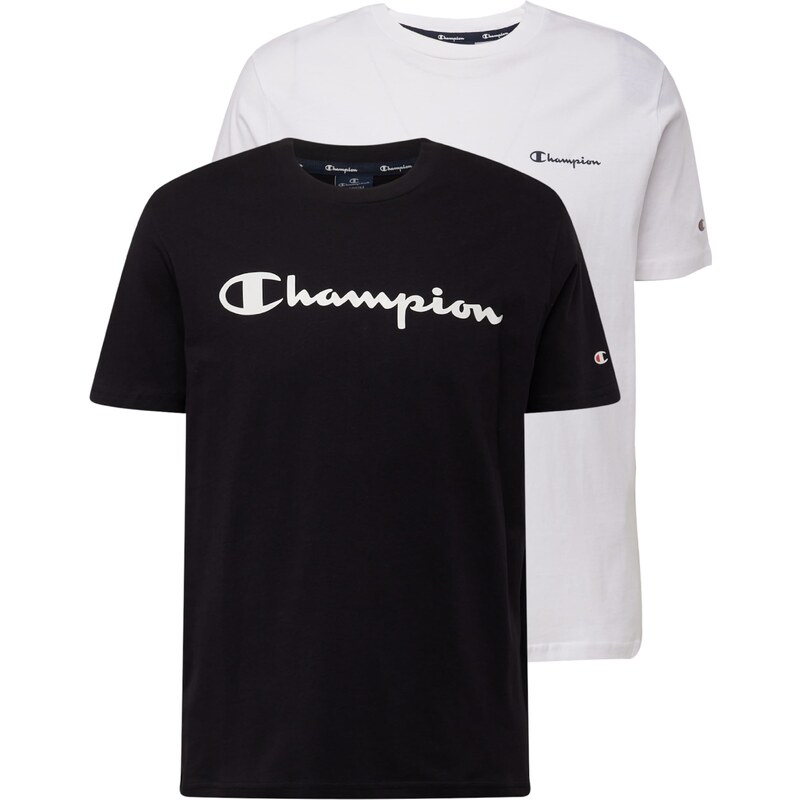 Champion Tričko černá / bílá