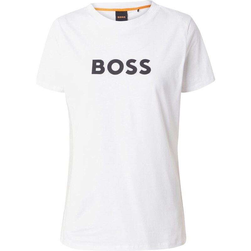 BOSS Tričko C_Elogo_5 černá / bílá