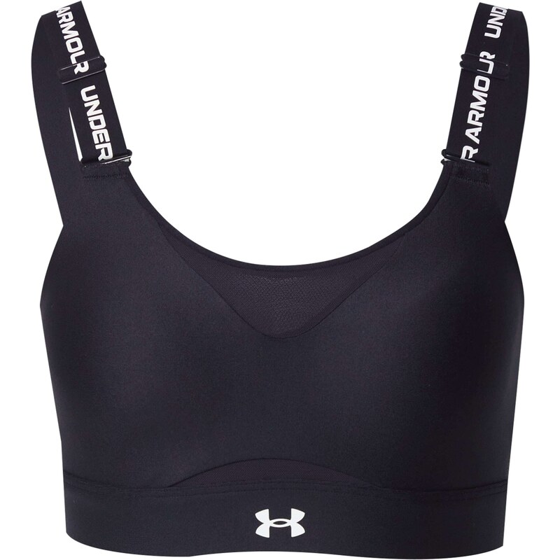 UNDER ARMOUR Sportovní podprsenka Infinity 2.0 černá / bílá