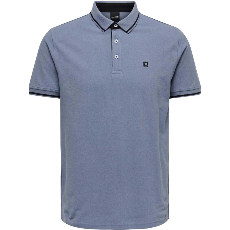 Only & Sons Tričko ONSFletcher chladná modrá / černá