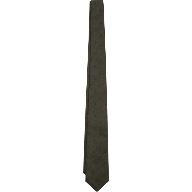 Scalpers Kravata khaki / černá