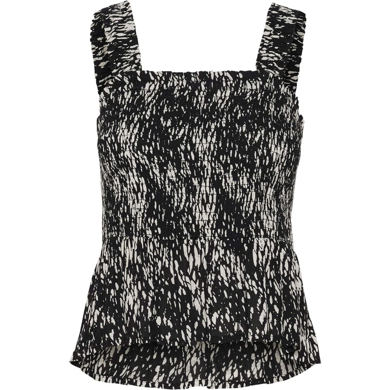 Kaffe Top Amber světle béžová / černá 93064984