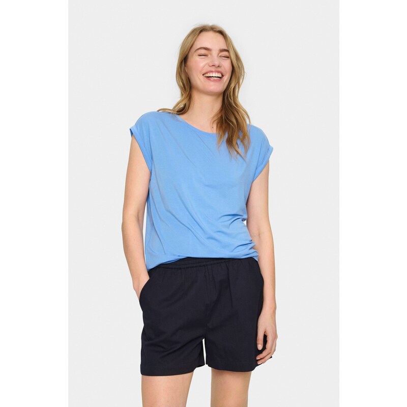 SAINT TROPEZ Tričko nebeská modř 93065594