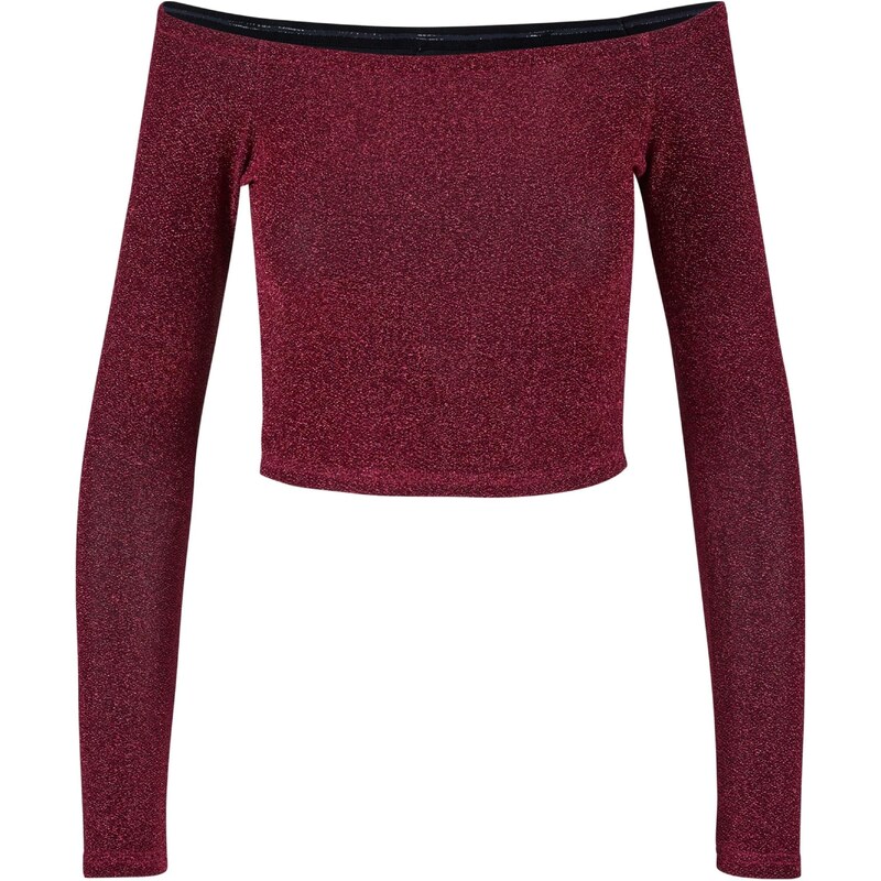 Urban Classics Tričko burgundská červeň 98155169