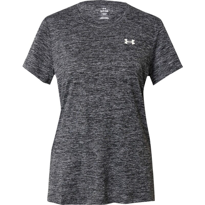 UNDER ARMOUR Funkční tričko Tech Twist černá / bílá