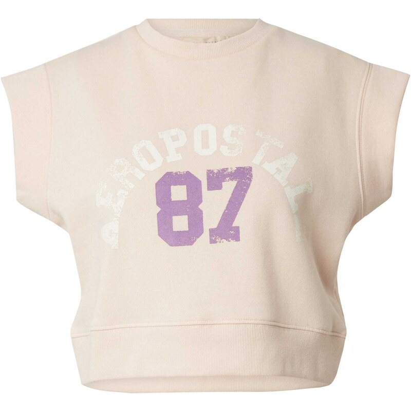 AÉROPOSTALE Mikina písková / světle béžová / lenvandulová 109496182