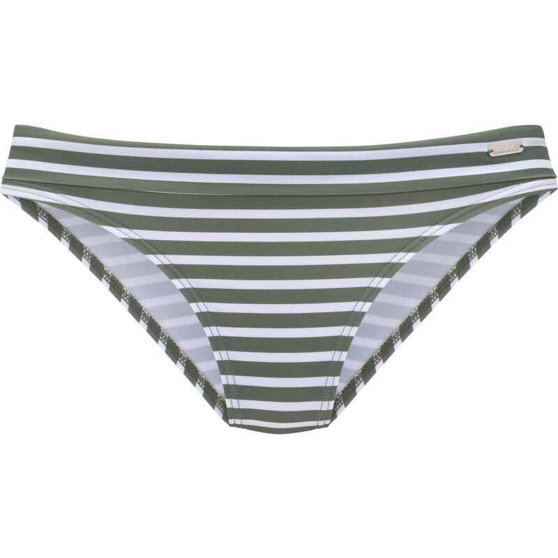 VENICE BEACH Spodní díl plavek tmavě zelená / offwhite 97481166