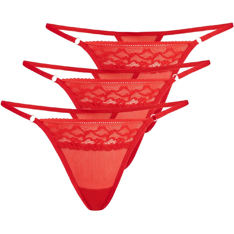 TEYLI Tanga Erori červená 93848148