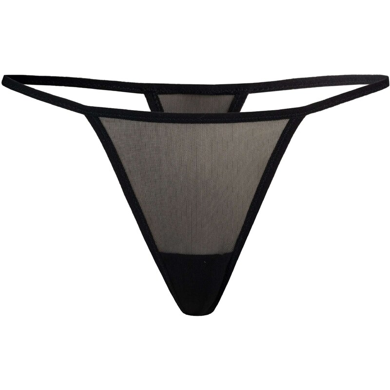 TEYLI Tanga Paski černá 98157516