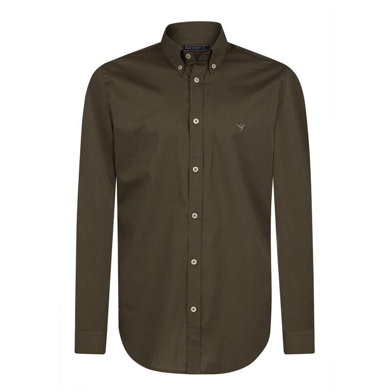 Felix Hardy Košile khaki / bílá