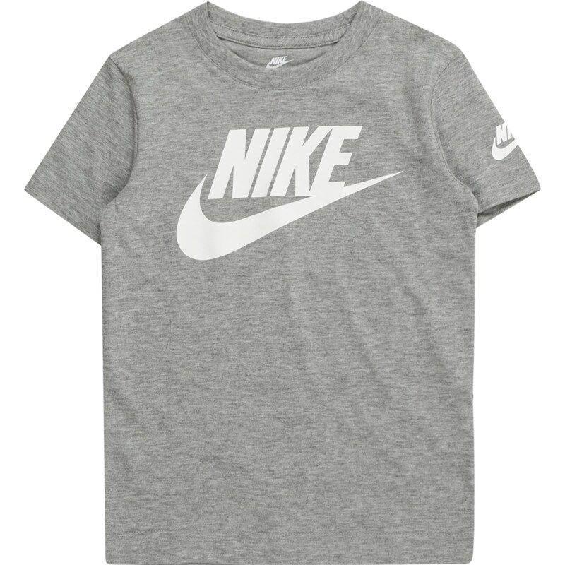 Nike Sportswear Tričko Futura Evergreen šedý melír / bílá