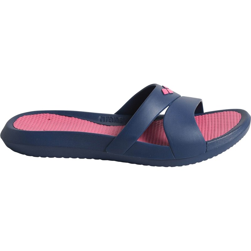 ARENA Plážová/koupací obuv NINA čedičová šedá / pink 95706996