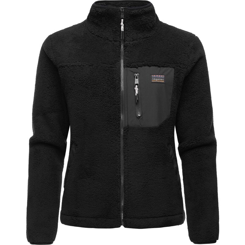 Ragwear Fleecová mikina Alaris tmavě šedá / černá