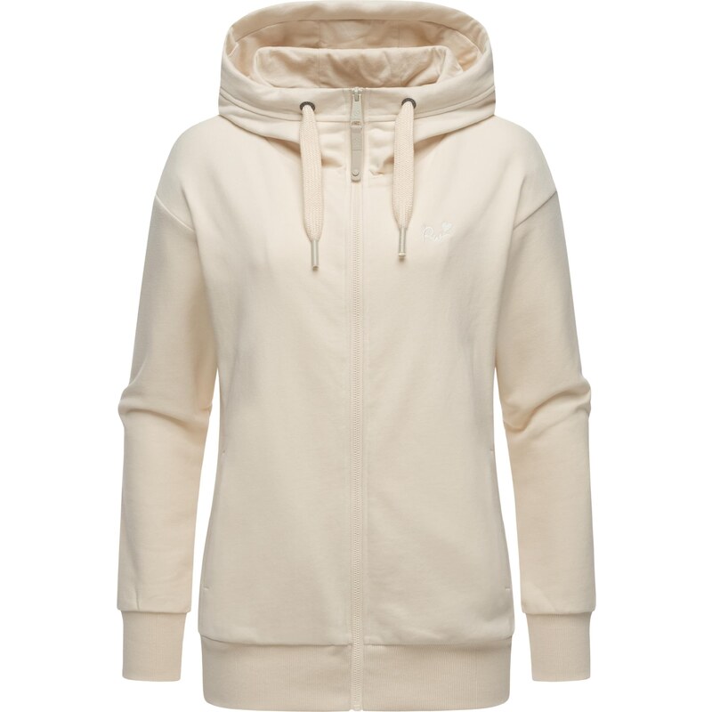 Ragwear Mikina Yodis světle béžová / přírodní bílá