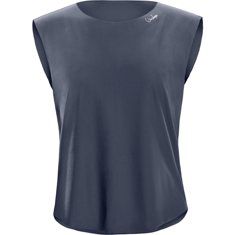 Winshape Sportovní top AET114LS grafitová / bílá