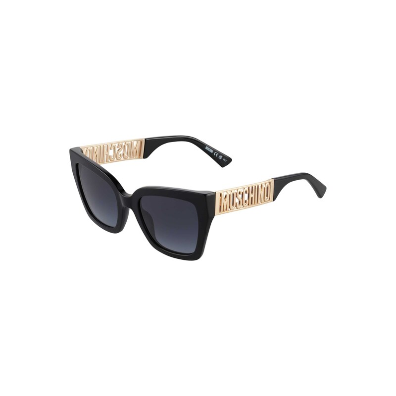 MOSCHINO Sluneční brýle zlatá / černá