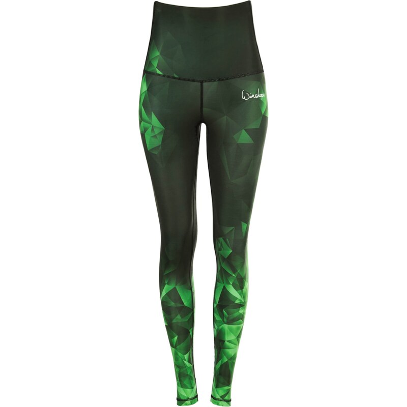 Winshape Sportovní kalhoty HWL102 světle zelená / tmavě zelená
