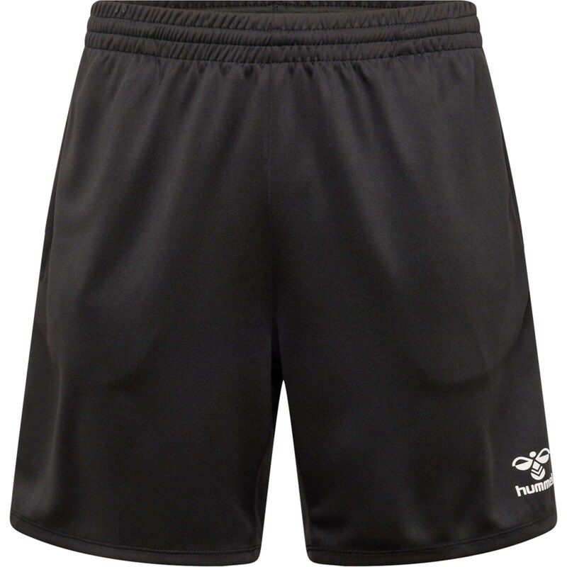 Hummel Sportovní kalhoty ESSENTIAL černá / bílá