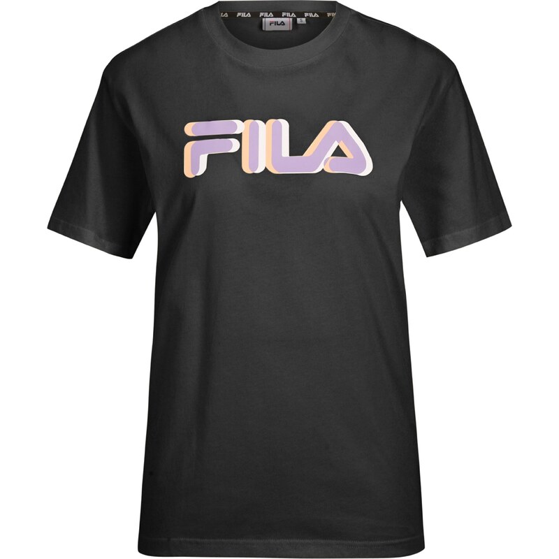 FILA Tričko LONDRINA fialová / oranžová / černá / bílá