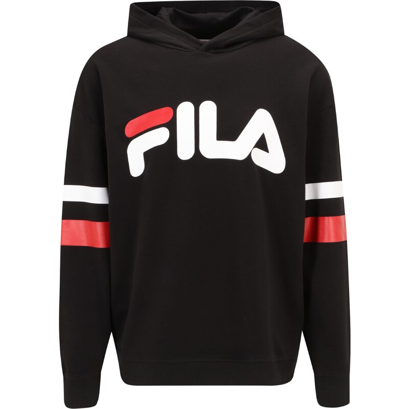FILA Mikina LUOHE červená / černá / bílá