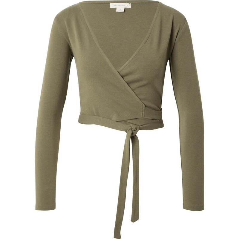 AÉROPOSTALE Tričko khaki