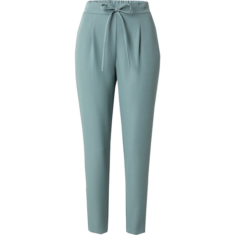 VERO MODA Kalhoty se sklady v pase AVA nefritová