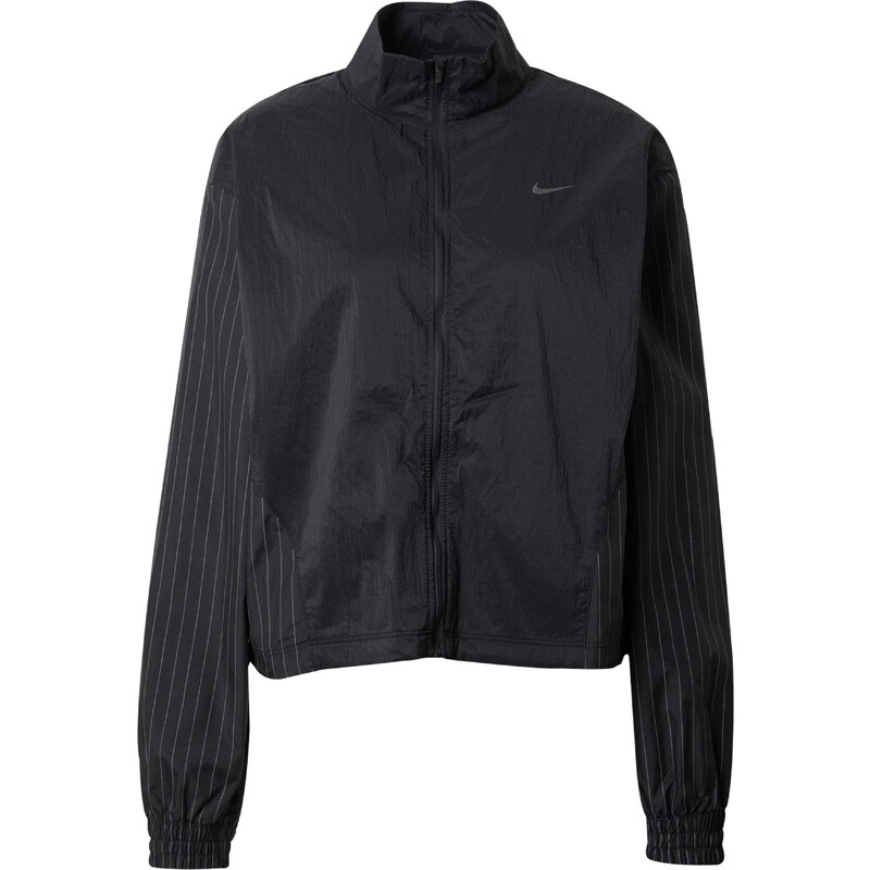 NIKE Sportovní bunda RUN DVN světle šedá / černá 109496907