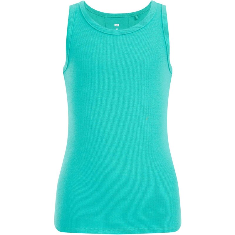 WE Fashion Top tyrkysová