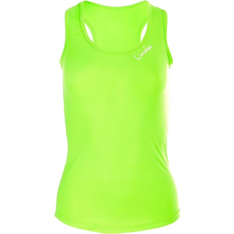 Winshape Sportovní top AET104 svítivě zelená / bílá