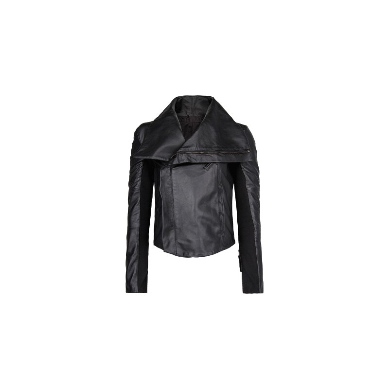 Mango Maxi flap leather jacket