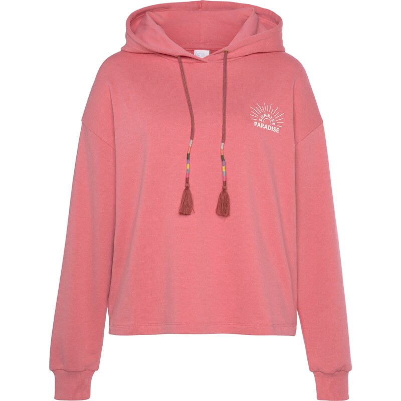 VIVANCE Mikina pink / bílá 96188968