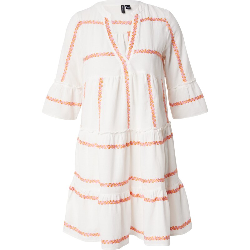 VERO MODA Tunika DICTHE oranžová / pink / bílá