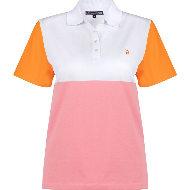 Giorgio di Mare Tričko oranžová / pink / bílá 110666226