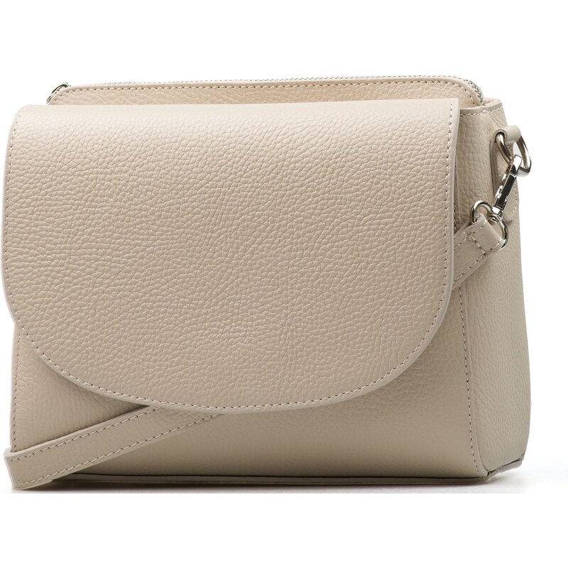 Blaire Kožená crossbody kabelka Otilia béžová