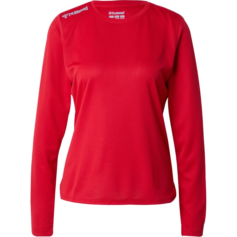 Hummel Funkční tričko krvavě červená / stříbrná