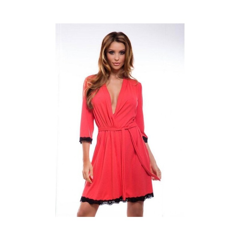 Dámský župan Hamana Virginia gown coral 93421764