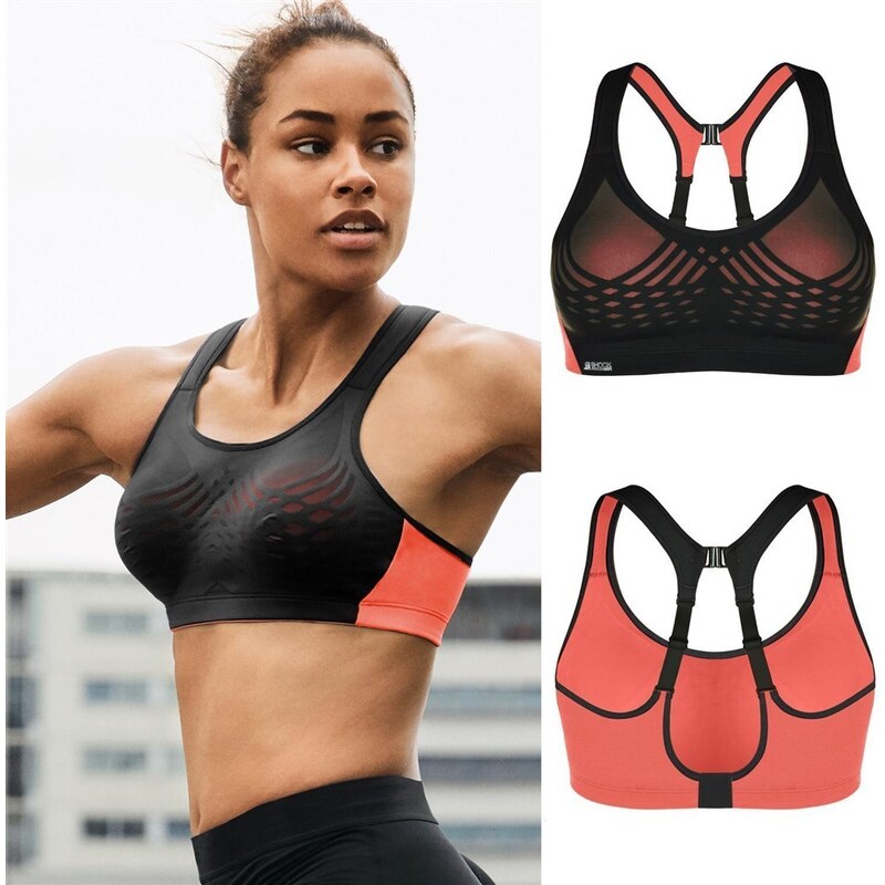 Sportovní podprsenka SHOCK ABSORBER ULTIMATE FLY BRA orange 93421859