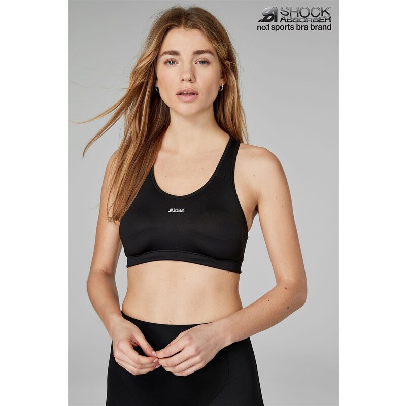 Sportovní podprsenka SHOCK ABSORBER ACTIVE CROP TOP Black 93421861