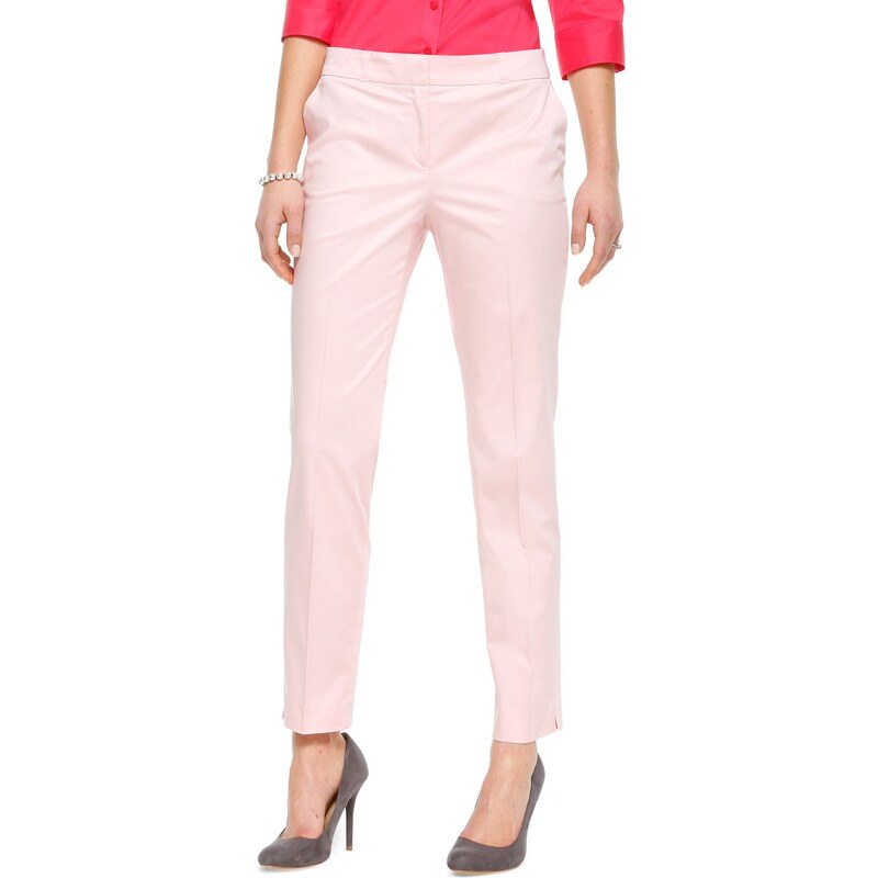 s.Oliver Sue: 7/8-length trousers in cotton satin